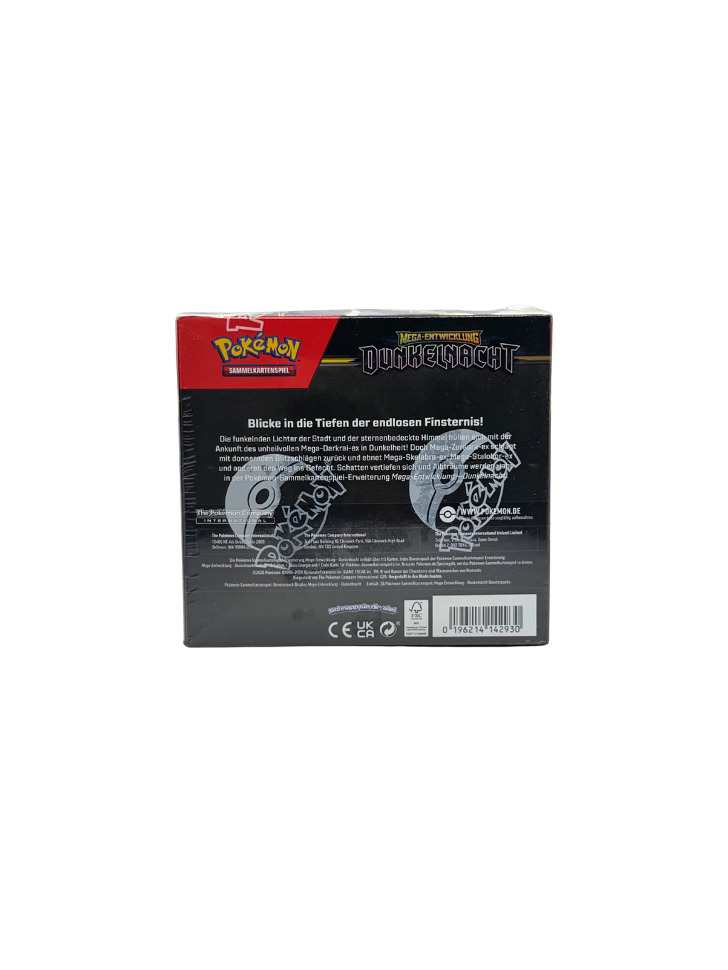 Pokémon  – Dunkelnacht Booster Display (36)