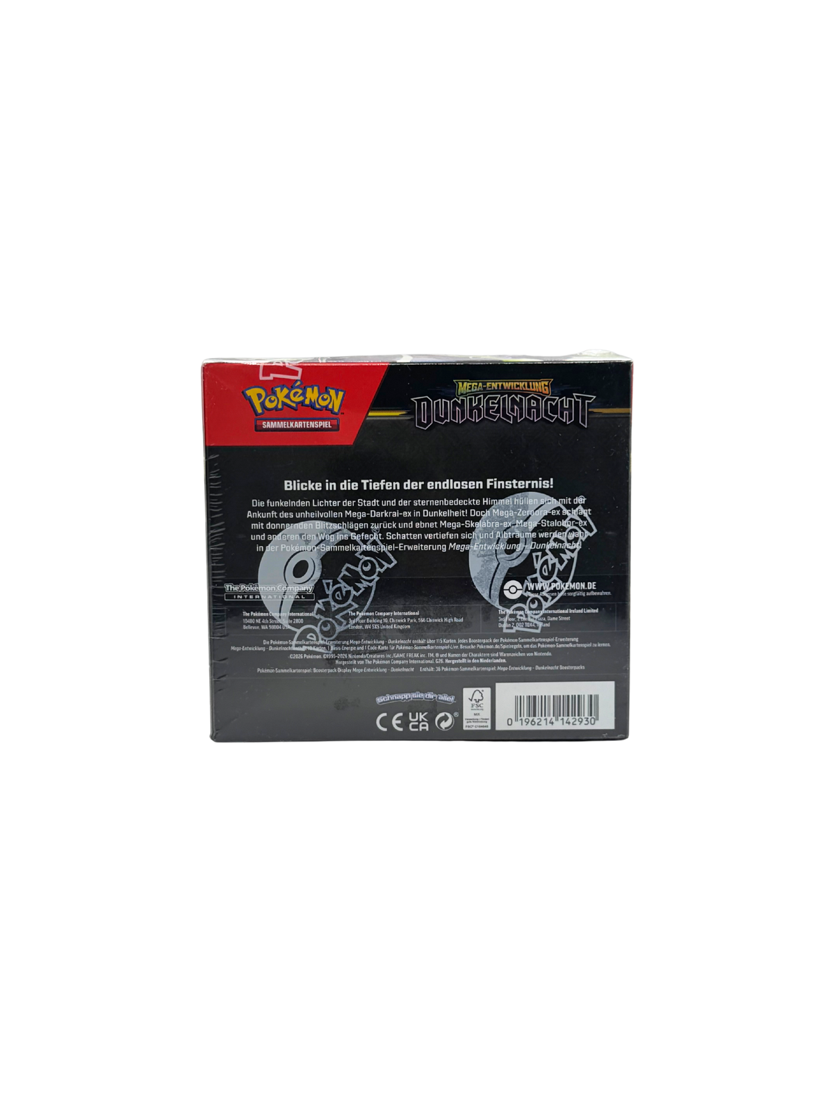 Pokémon  – Dunkelnacht Booster Display (36)
