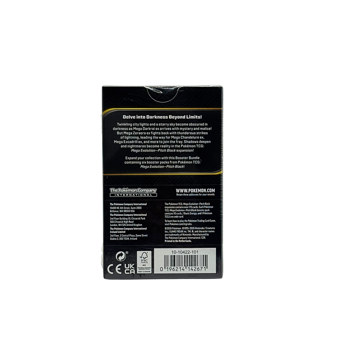 Pokémon TCG: ME05 Pitch Black - Booster Bundle