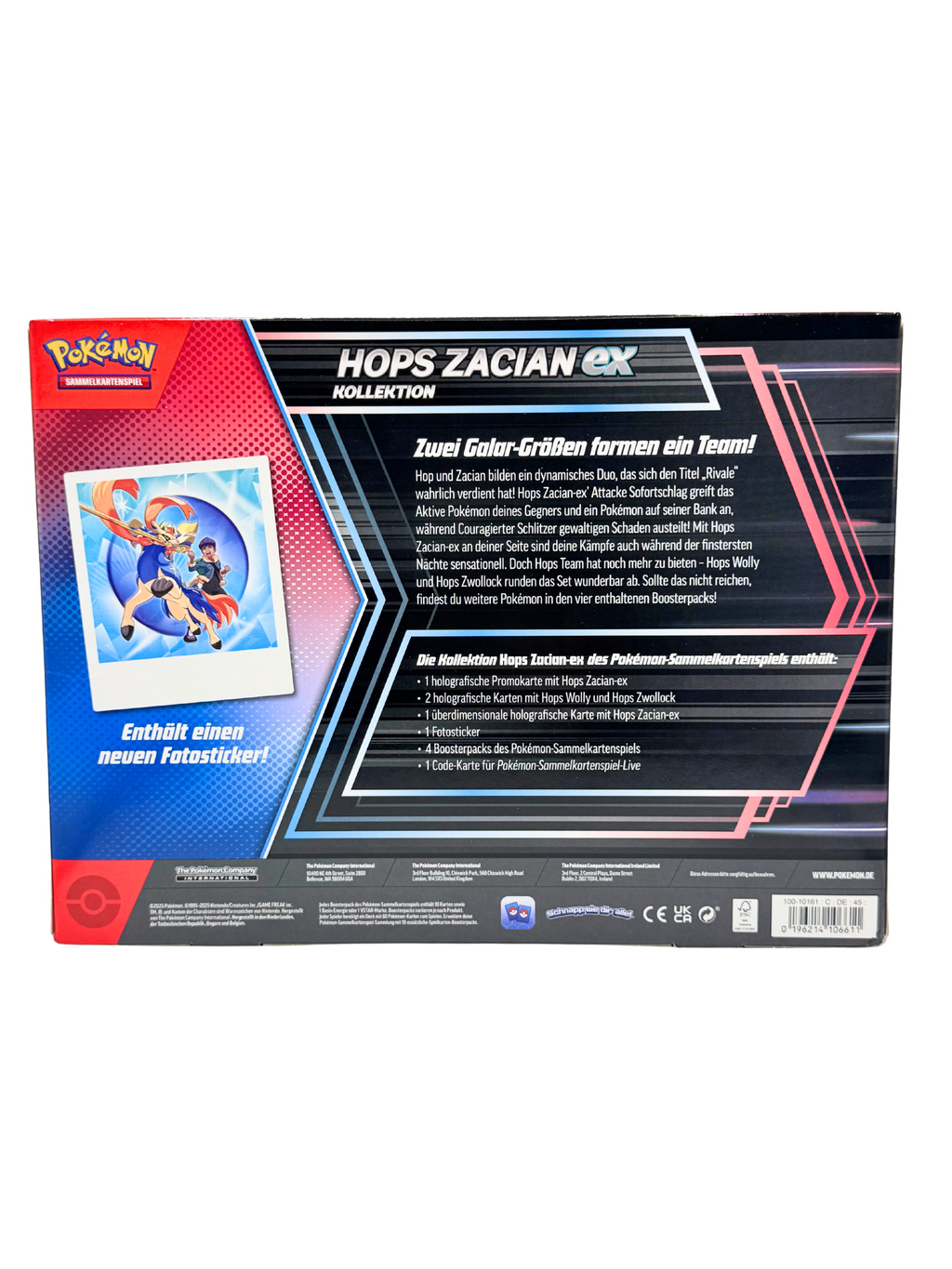 Pokémon Kollektion Hops Zacian-ex