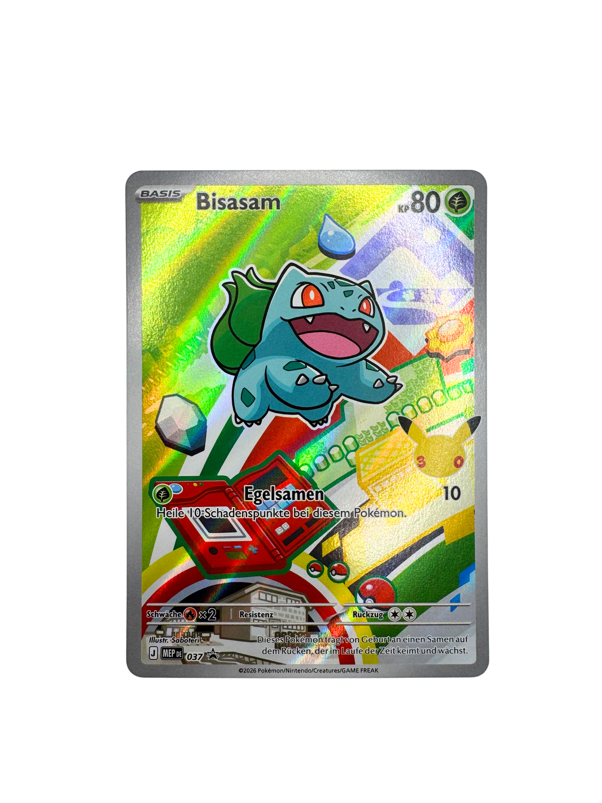 Bisasam (MEP 037) - Black Star Promo