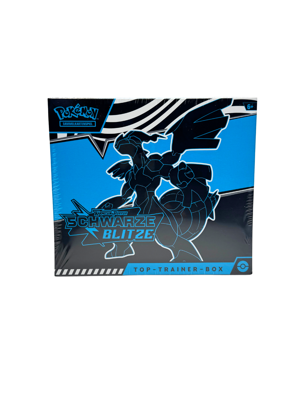 Pokémon Top-Trainer-Box Karmesin & Purpur – Schwarze Blitze