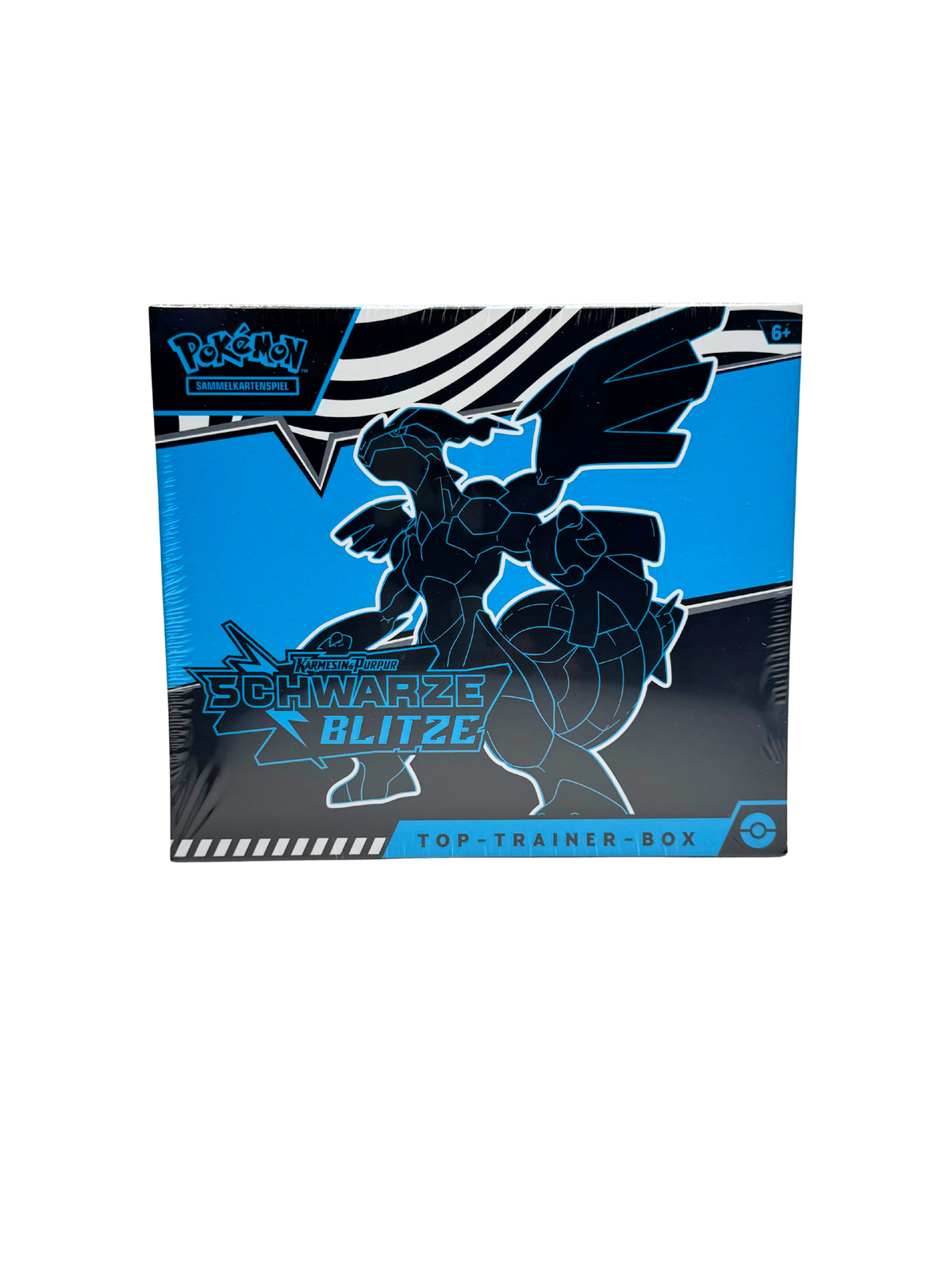 Pokémon Top-Trainer-Box Karmesin & Purpur – Schwarze Blitze
