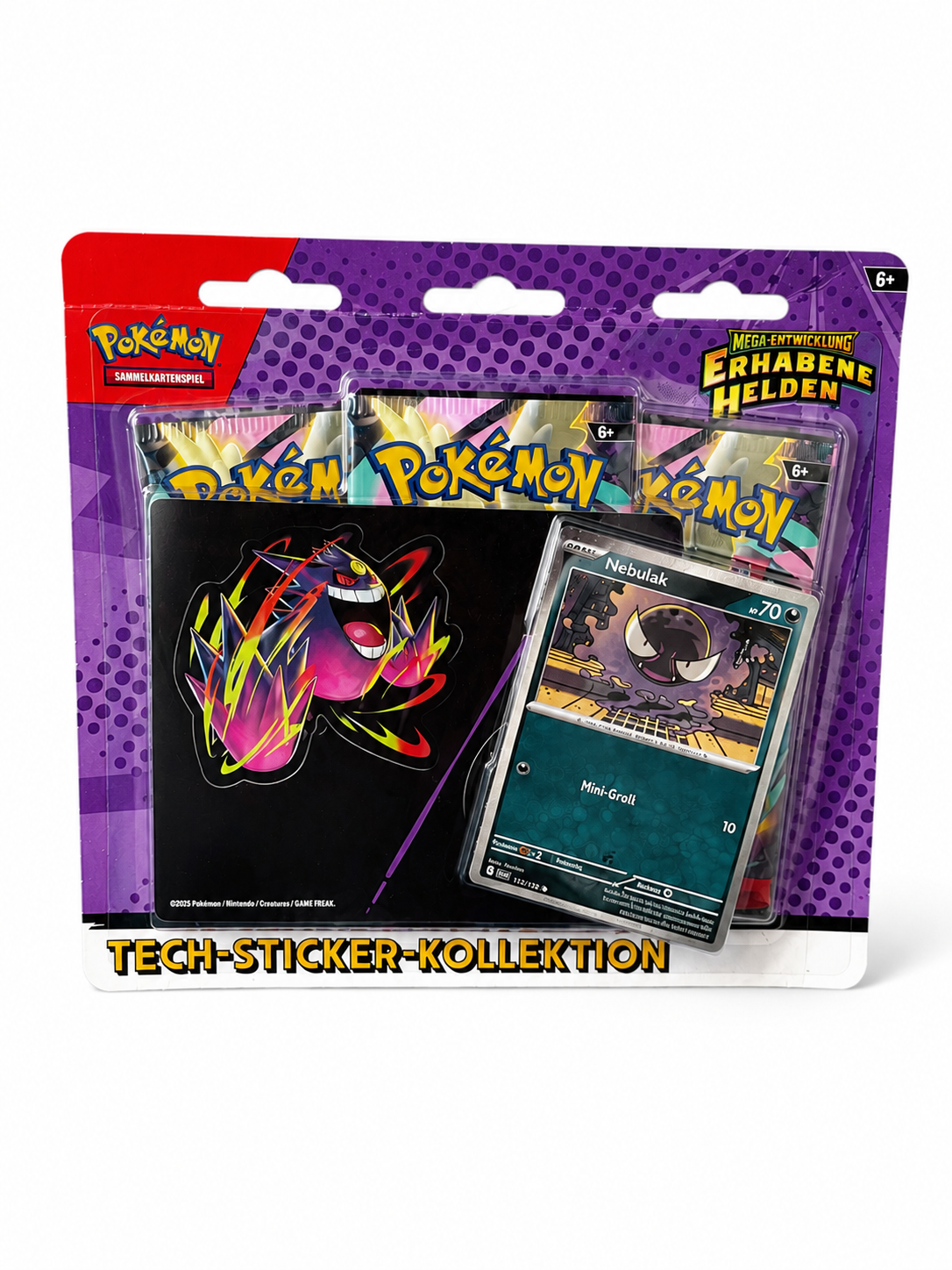 Pokémon Tech-Sticker-Kollektion Mega-Entwicklung - Erhabene Helden: Nebulak